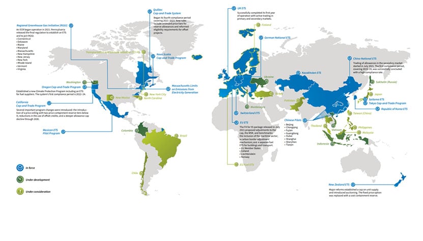 decarbonization map