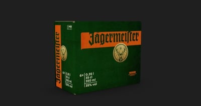Image of Jagermeister's new corrugated pack.