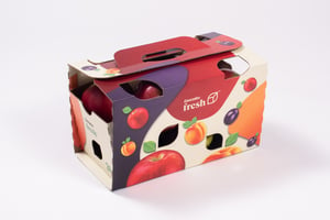 Cascades' new eco-friendly packaging for fresh fruits and vegetables. 